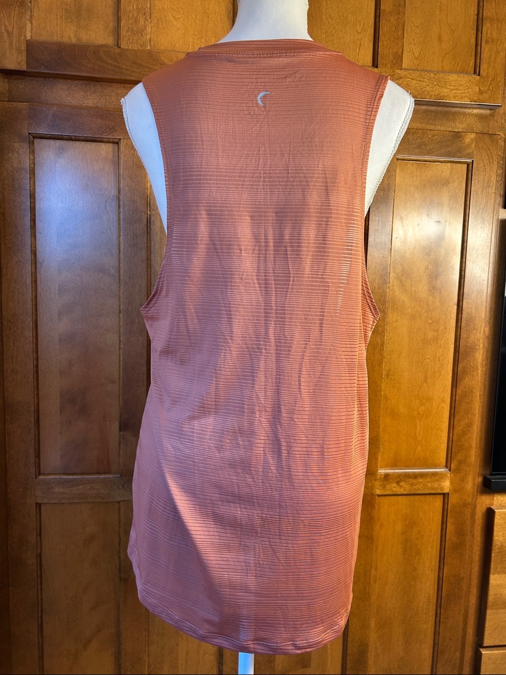 Zyia Active Womens Terra Cotta Cheetah Kettle Moon Semi Sheer Tank. Sz XXL - Picture 6 of 10